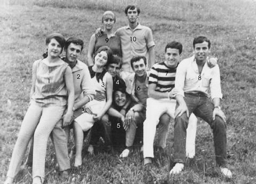 GRENOBLE LA BANDE DE LA PLACE GRENETTE ETE 1963 N02.JPG